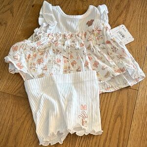 Disney White and Pink Butterfly Baby Set